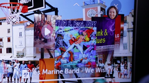 Der Musik-Player kann Audioinhalte vom Smartphone abspielen. (Bild: Martin Wolf/Golem.de)